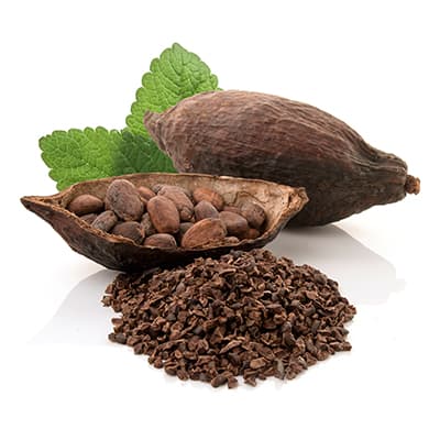 Ein Bild von Kakaobohnen
